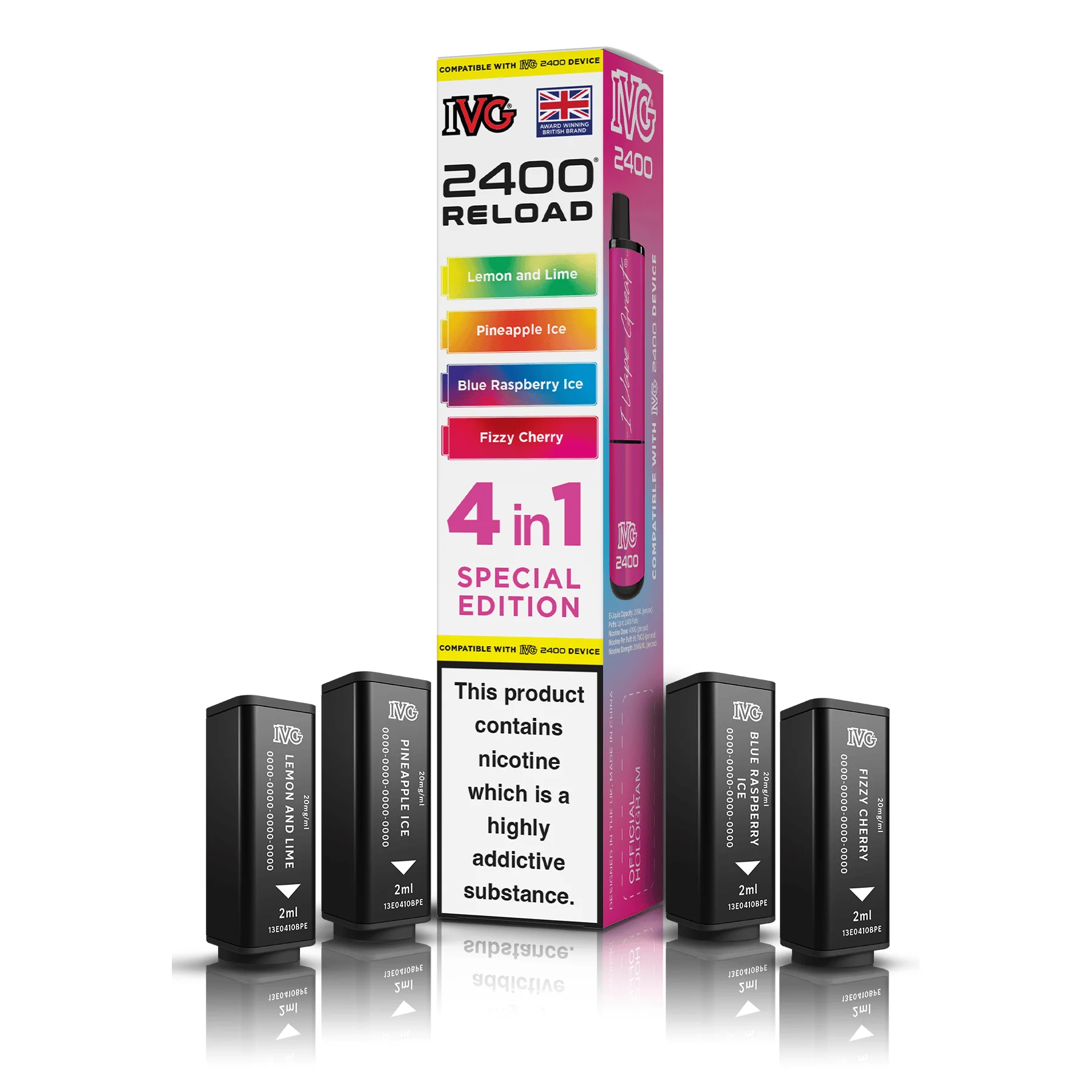 IVG 2400 4-in-1 Special Edition Reload Pods