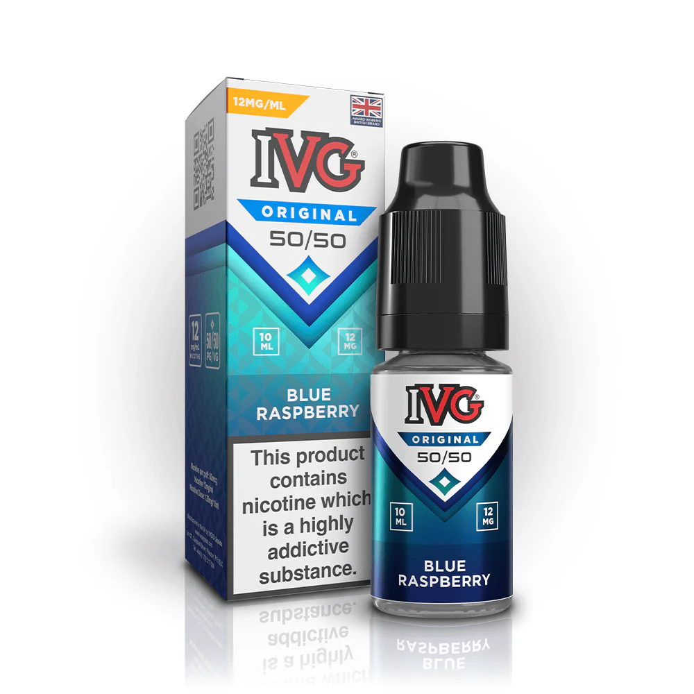 IVG Original 50/50 Blue Raspberry E-Liquid - Image 3