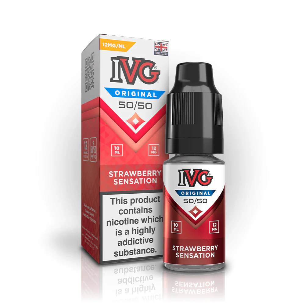 IVG Original 50/50 Strawberry Sensation E-Liquid - Image 3
