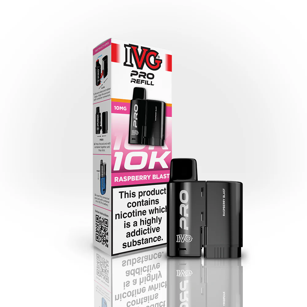 IVG PRO Raspberry Blast Refill Pod - Image 3