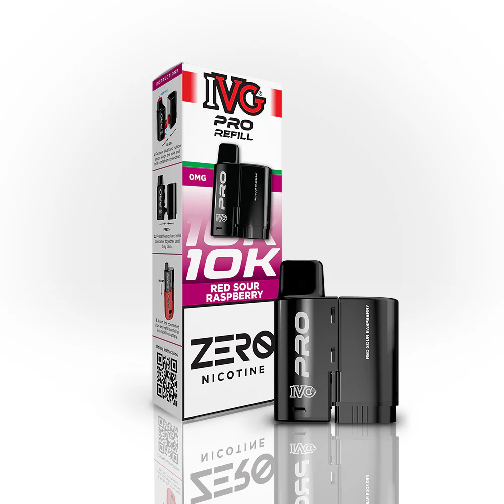 IVG PRO Red Sour Raspberry Refill Pod - Image 3