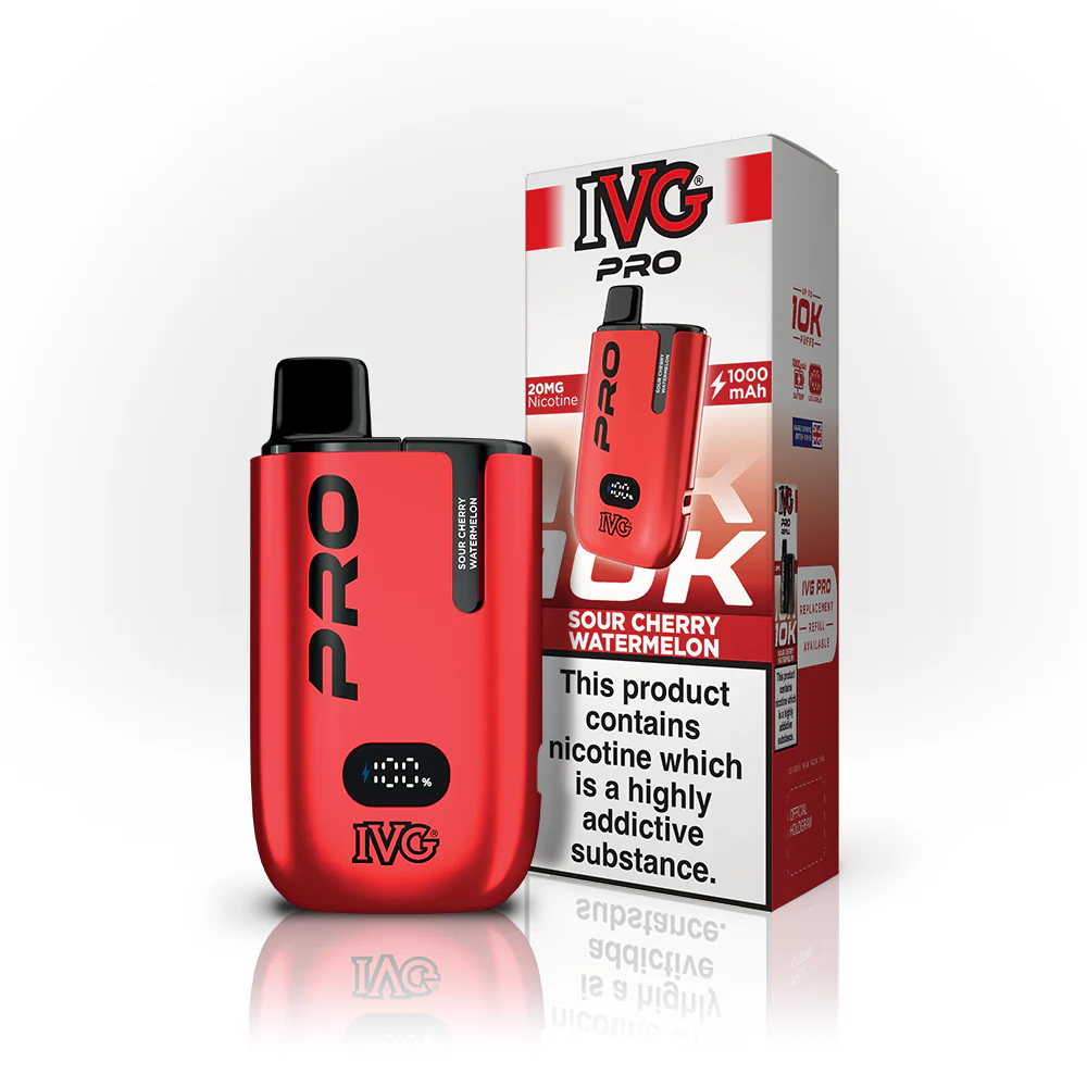 IVG PRO Sour Cherry Watermelon Vape Kit