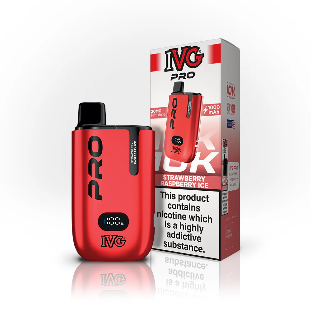 IVG PRO Strawberry Raspberry Ice Vape Kit